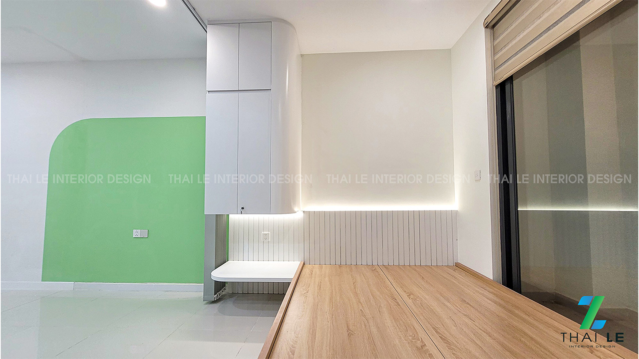 Thi công nội thất căn hộ Central Premium Q8 - B0820 - 49m2